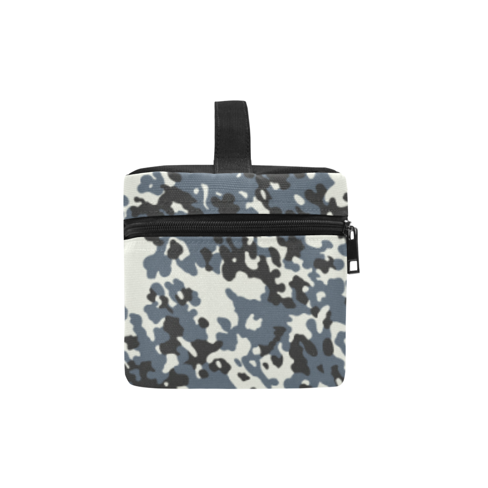 Urban City Black/Gray Digital Camouflage Cosmetic Bag/Large (Model 1658)
