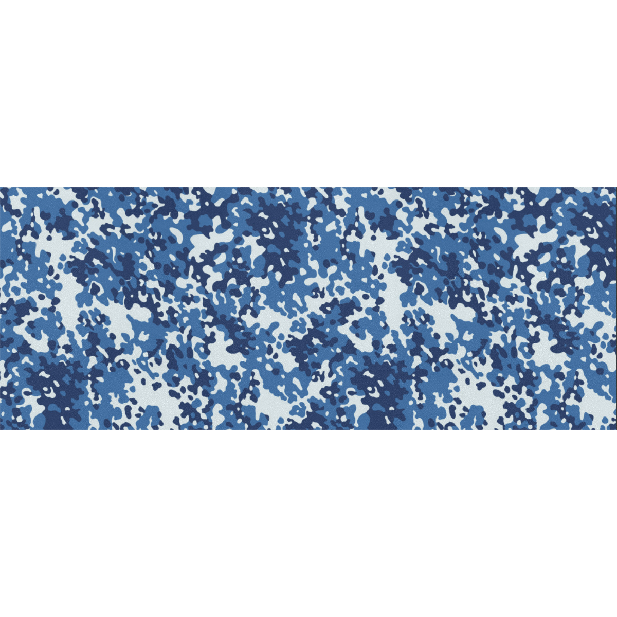 Digital Blue Camouflage Gift Wrapping Paper 58"x 23" (1 Roll)