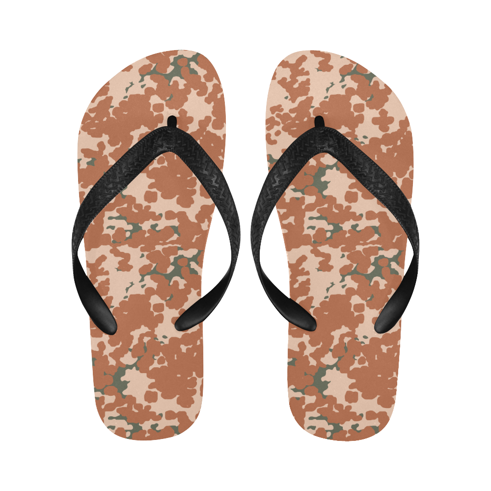 danish M84 desert camouflage Flip Flops for Men/Women (Model 040)