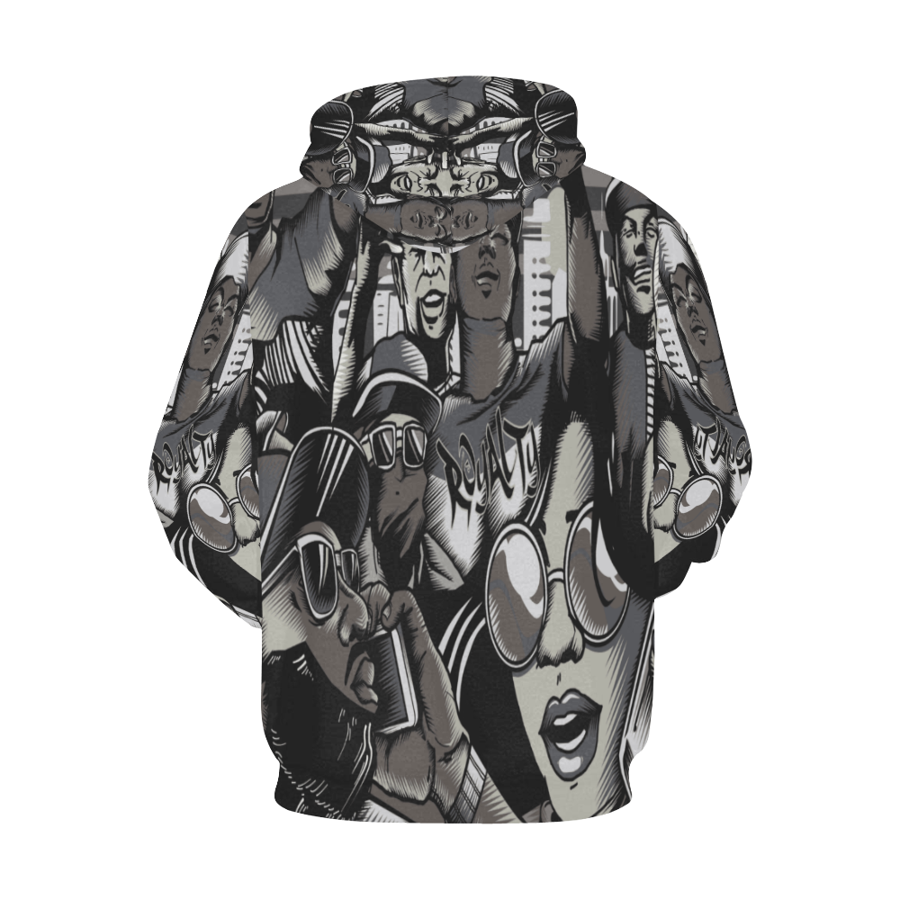 P-Money Grime Rap Design All Over Print Hoodie for Men (USA Size) (Model H13)
