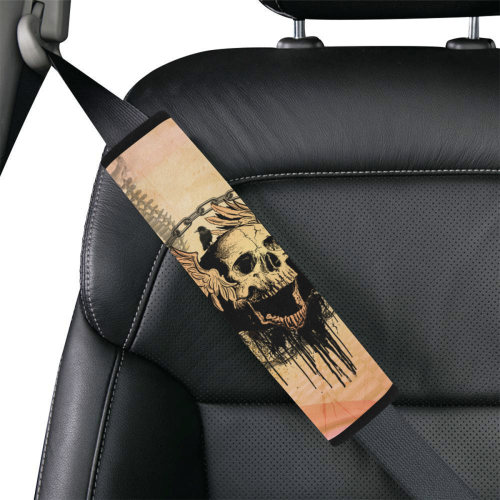 Amazing skull with wings Car Seat Belt Cover 7''x12.6''