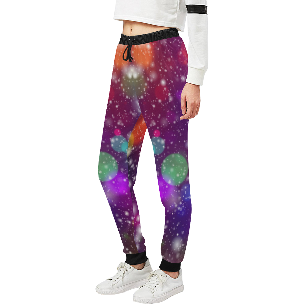 background Unisex All Over Print Sweatpants (Model L11)