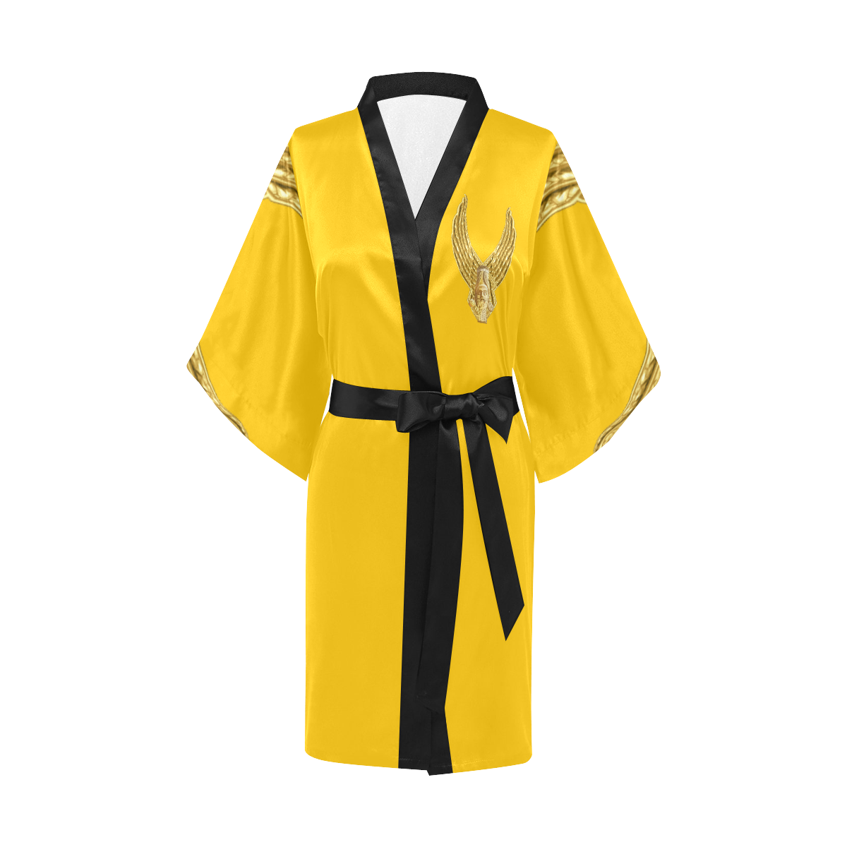 Lamassu Yellow Kimono Robe