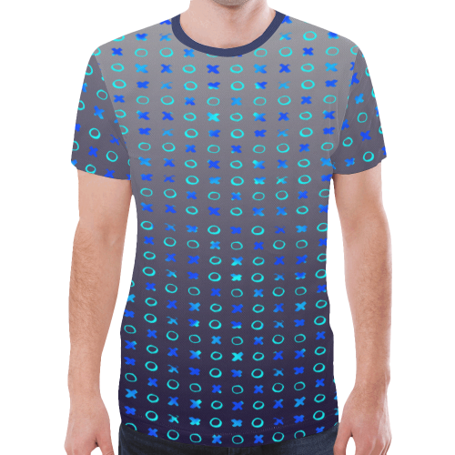 ExesAndOhs New All Over Print T-shirt for Men (Model T45)