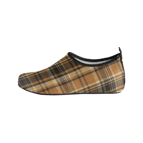 TARTAN DESIGN Men's Slip-On Water Shoes (Model 056)