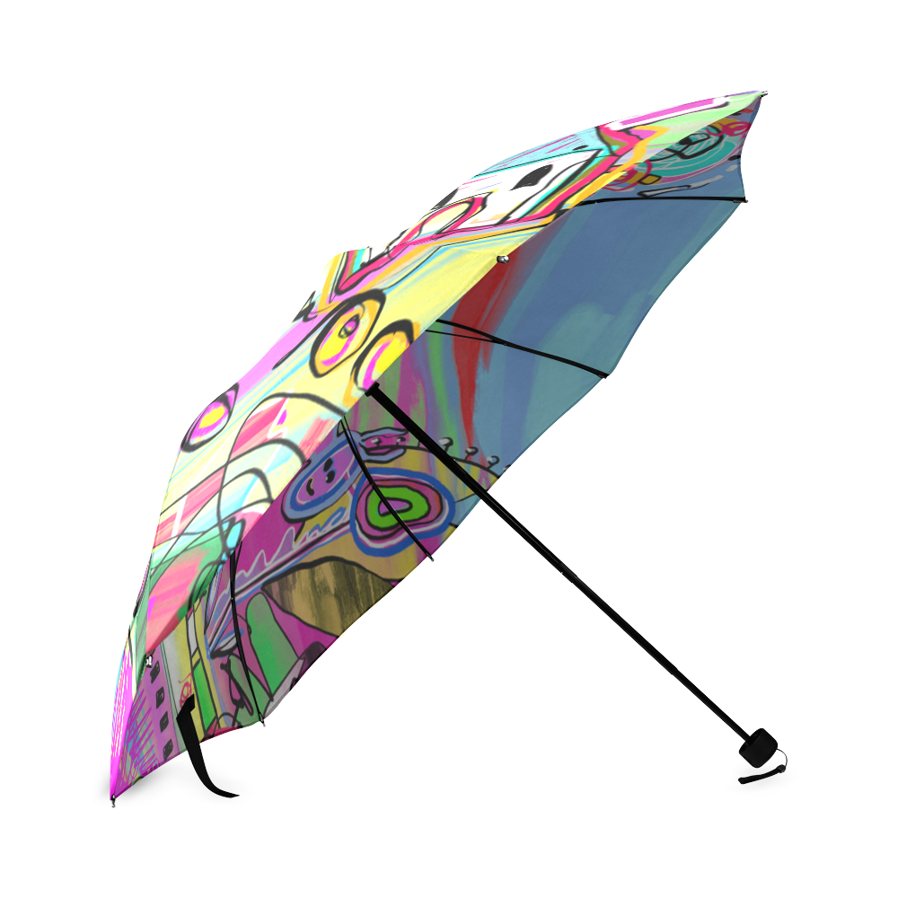 Rural Landscape Foldable Umbrella (Model U01)