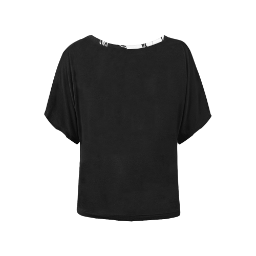 BLONDIE- Women's Batwing-Sleeved Blouse T shirt (Model T44)