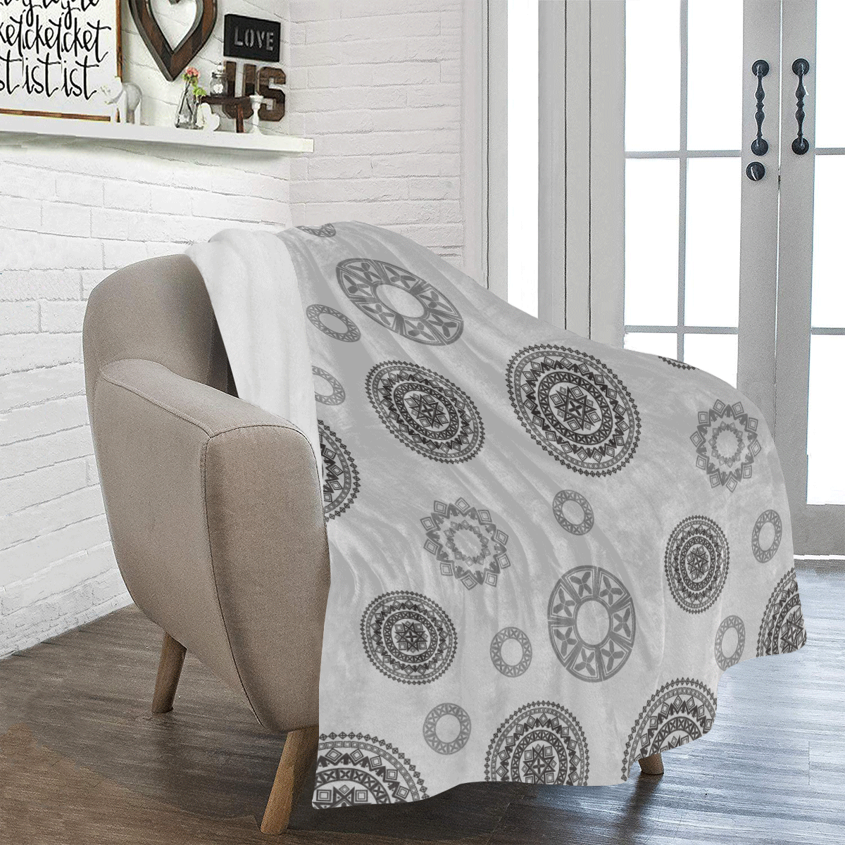 geometric fantasy Ultra-Soft Micro Fleece Blanket 50"x60"