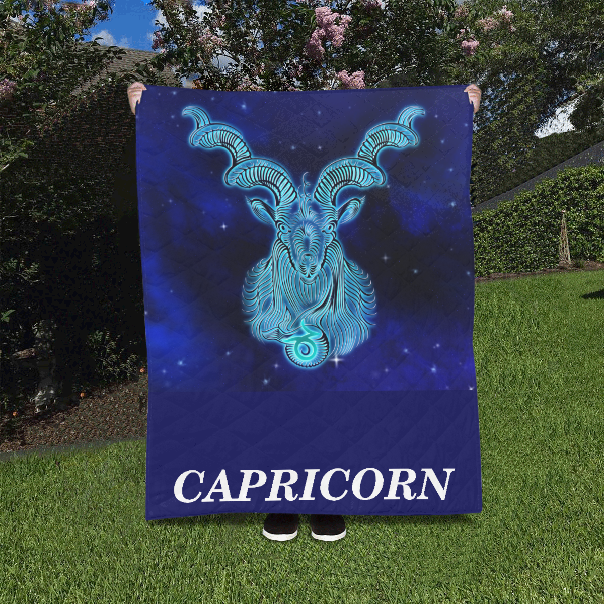 Capricorn design Quilt 40"x50"