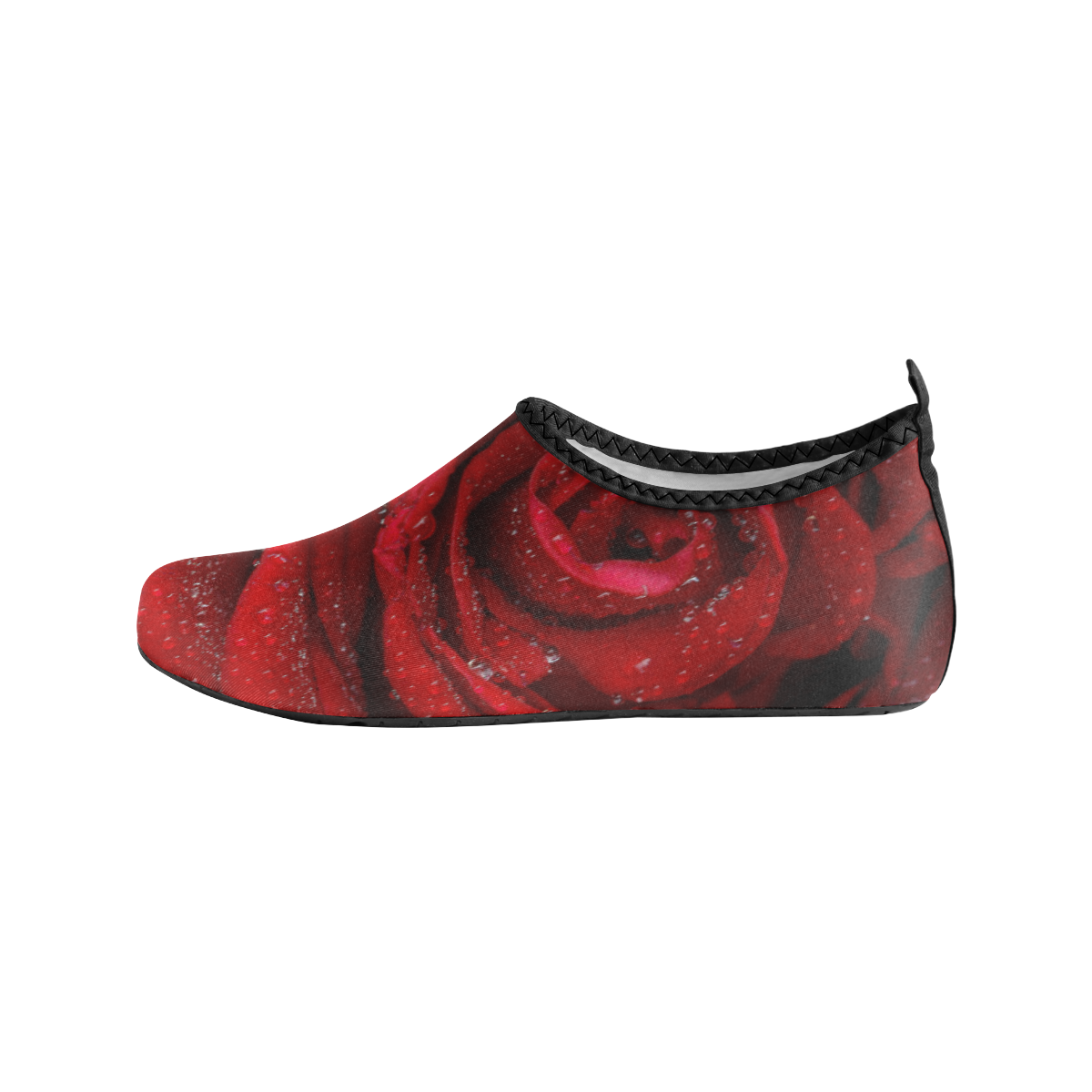 Red rosa Kids' Slip-On Water Shoes (Model 056)