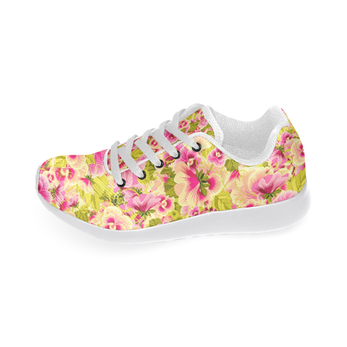 colorful flower pattern Women’s Running Shoes (Model 020)