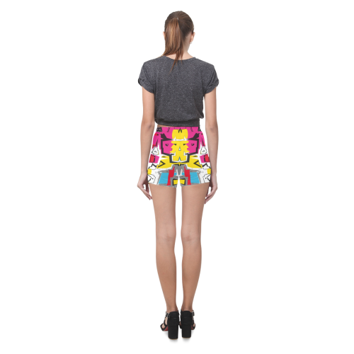 Distorted shapes Briseis Skinny Shorts (Model L04)