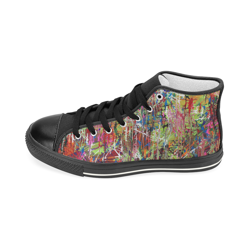 Freedom Women's Classic High Top Canvas Shoes (Model 017)
