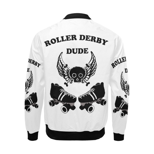 Roller Derby Dude All Over Print Bomber Jacket for Men (Model H19)