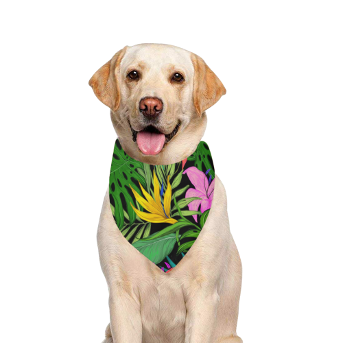 Tropical Adventure Pet Dog Bandana/Large Size