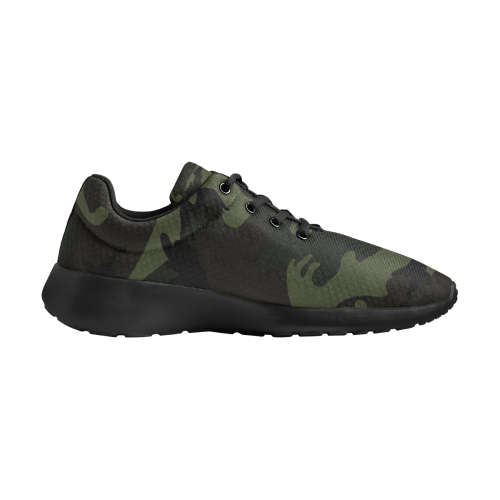 Camo Green Women's Athletic Shoes (Model 0200)