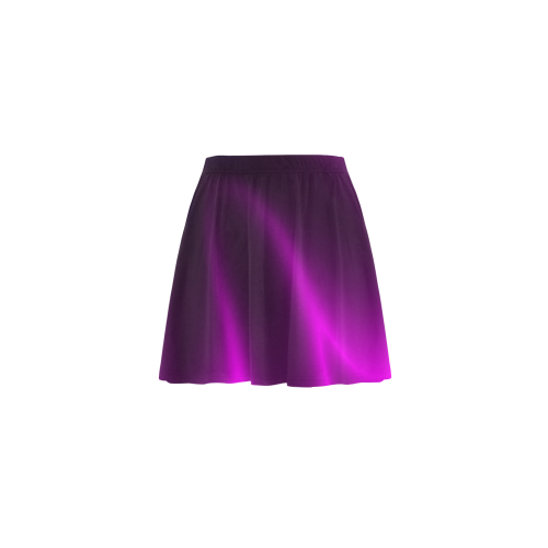 Purple Blossom Mini Skating Skirt (Model D36)