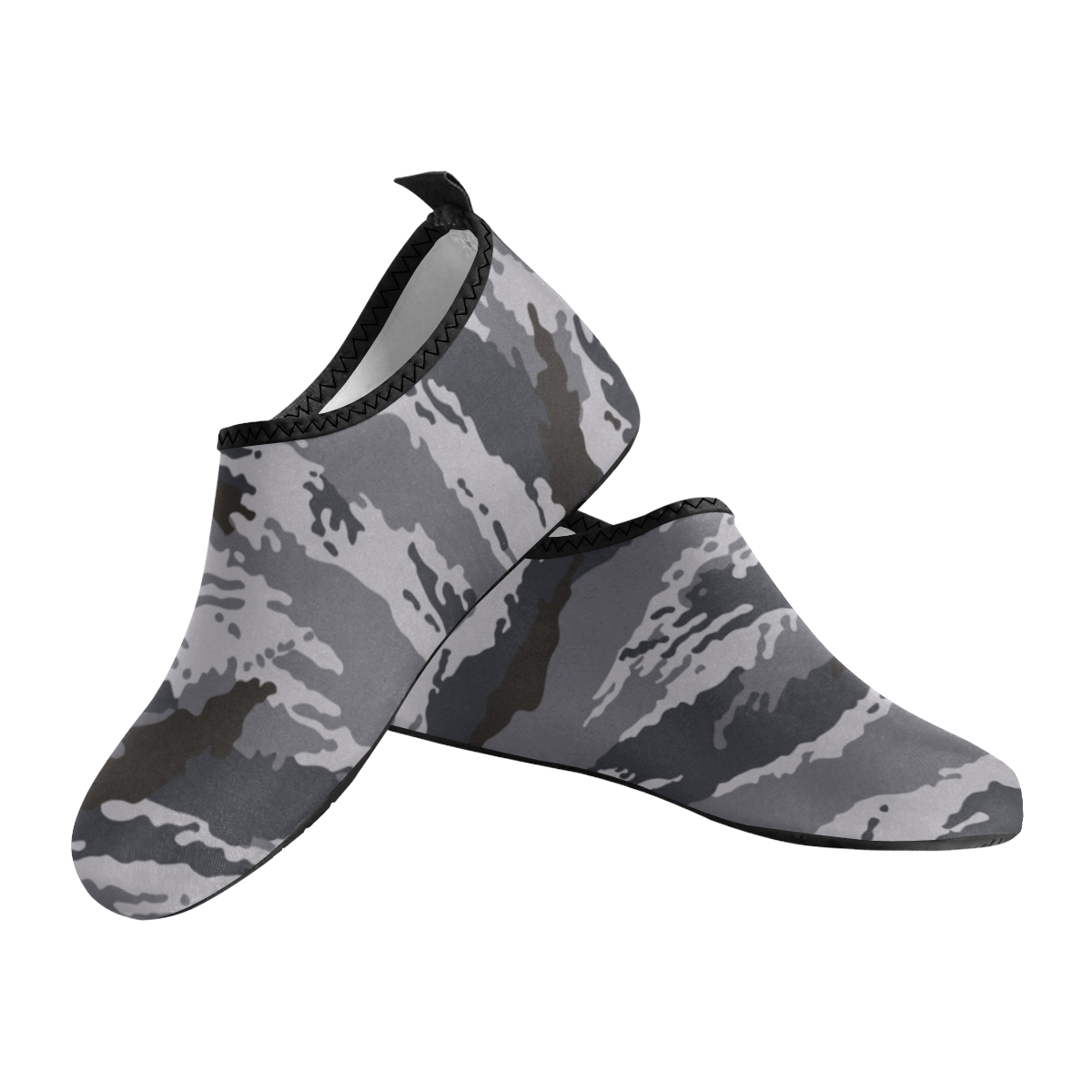 Russian kamysh urban camouflage Men's Slip-On Water Shoes (Model 056)