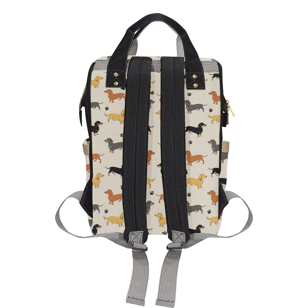 Mixed Weenies Multi-Function Diaper Backpack/Diaper Bag (Model 1688)