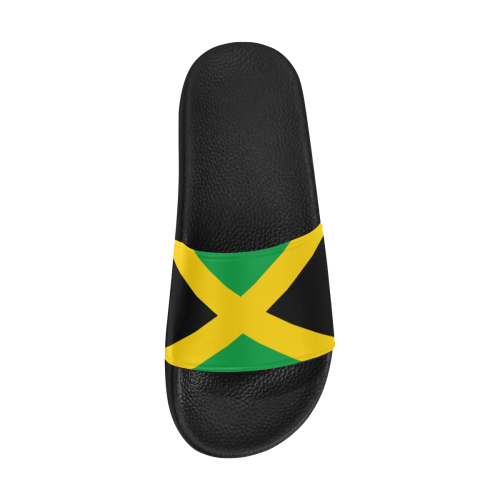 Jamaica flag Men's Slide Sandals (Model 057)