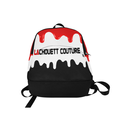 LACHOUETT RED DRIPPIN' Fabric Backpack for Adult (Model 1659)