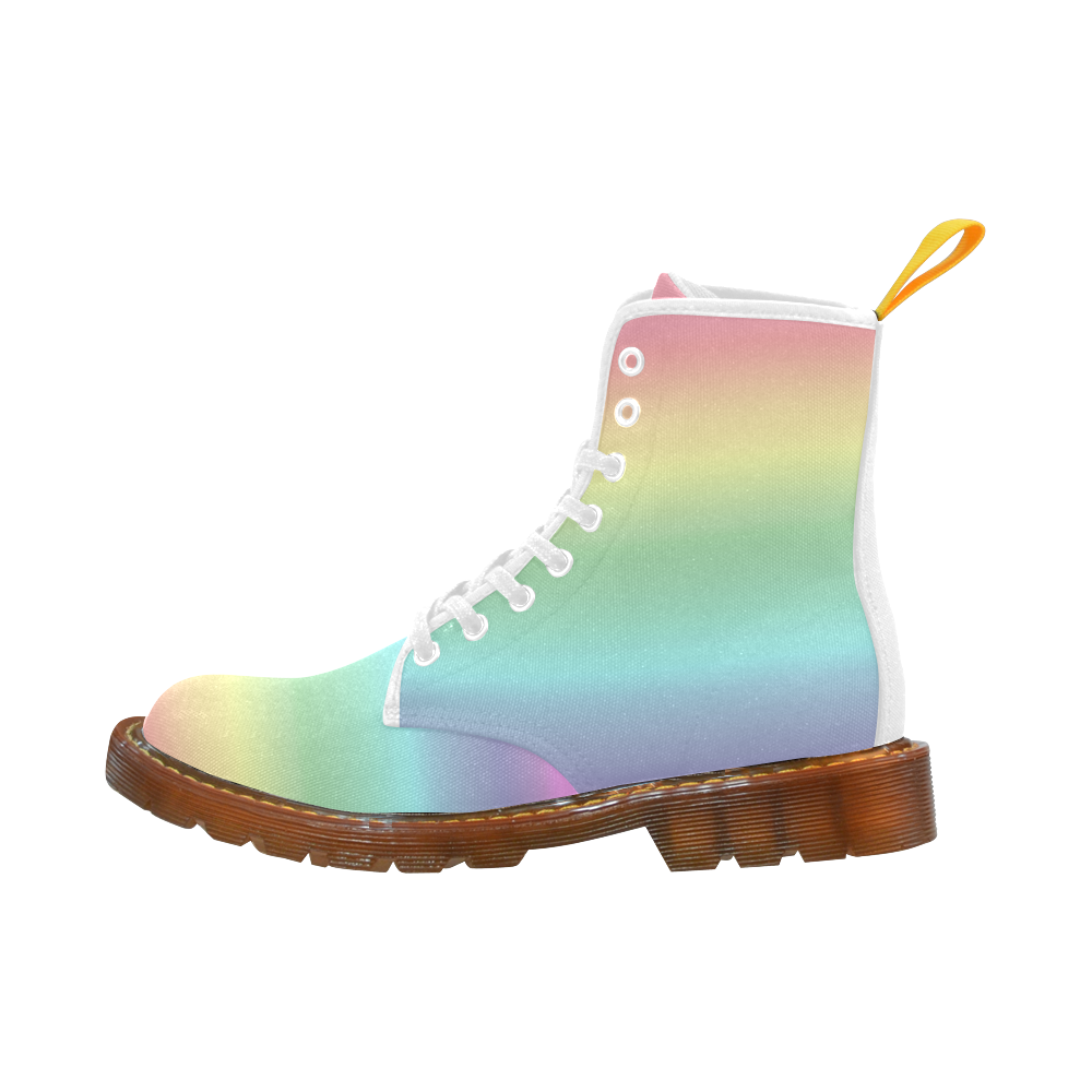 Pastel Rainbow Martin Boots For Men Model 1203H