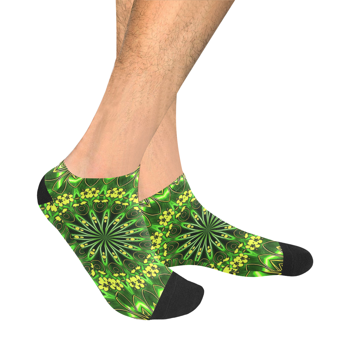 MANDALA GARDEN OF EDEN Men's Ankle Socks