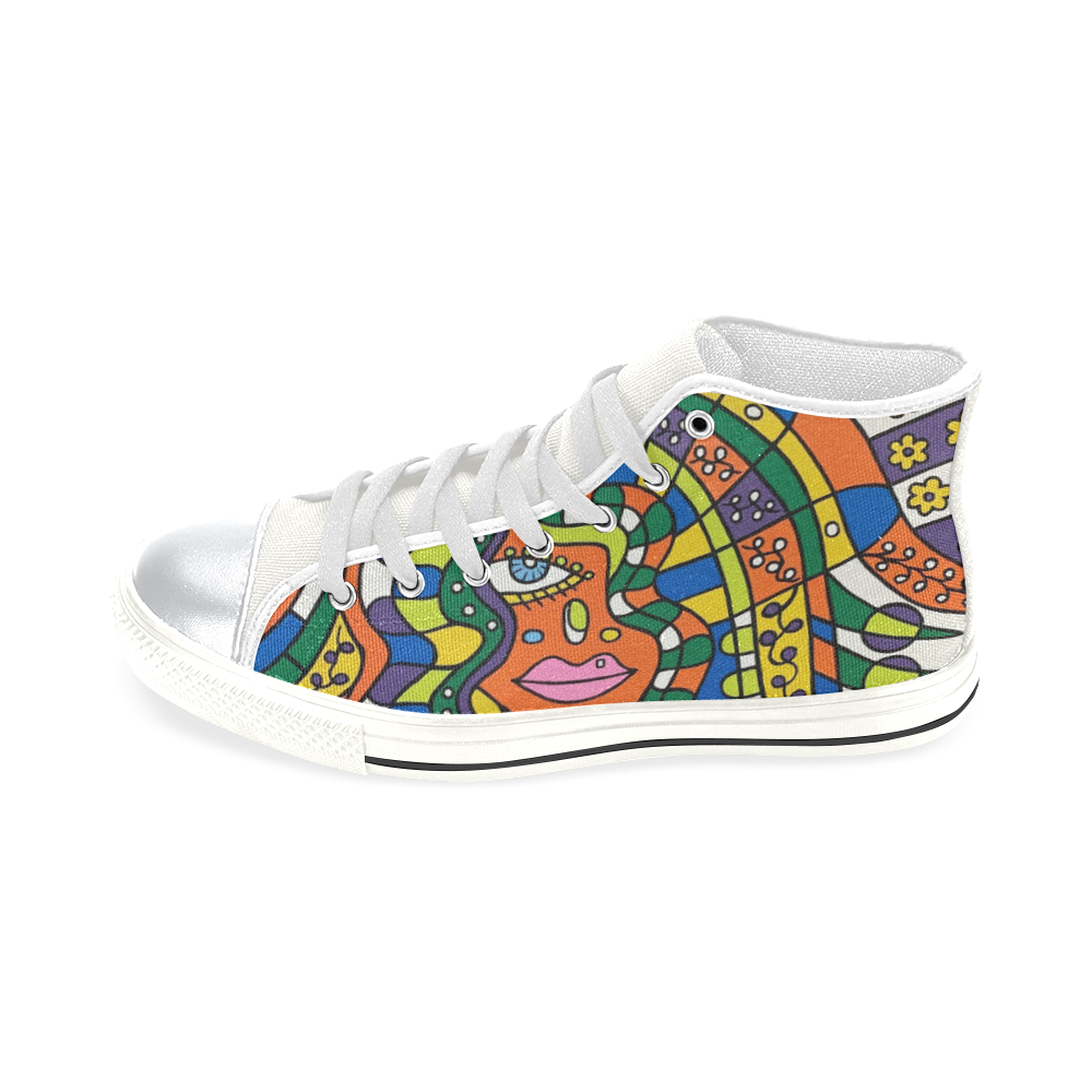 Enchantment High Top Canvas Shoes for Kid (Model 017)