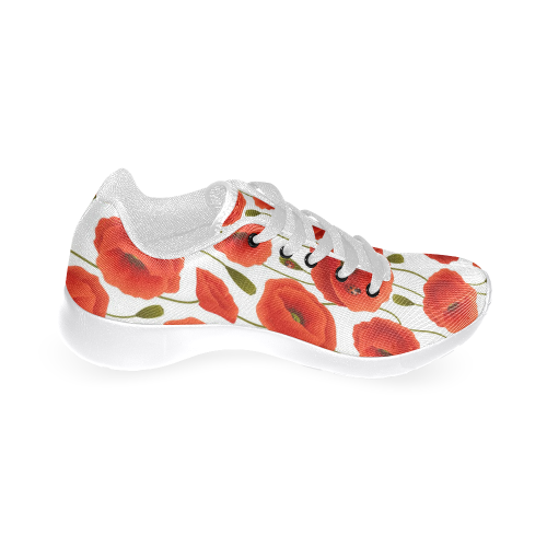 Poppy Pattern Men’s Running Shoes (Model 020)