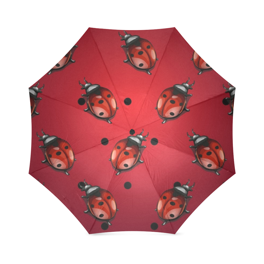 Red Ladybug Foldable Umbrella (Model U01)