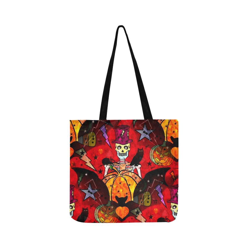 Skulloween by Nico Bielow Reusable Shopping Bag Model 1660 (Two sides)
