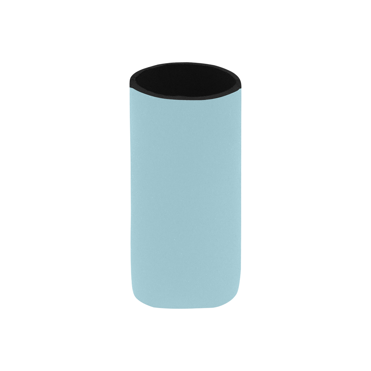 color light blue Neoprene Can Cooler 5" x 2.3" dia.