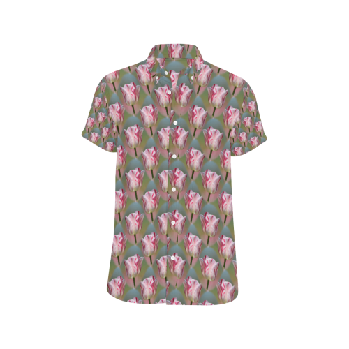 Tulip20170432_by_JAMColors Men's All Over Print Short Sleeve Shirt (Model T53)