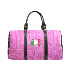 Pink Soul, by Ivan Venerucci Italian Style New Waterproof Travel Bag/Large (Model 1639)