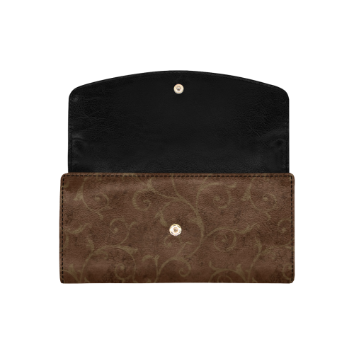 backgrounds-1932059 Women's Flap Wallet (Model 1707)