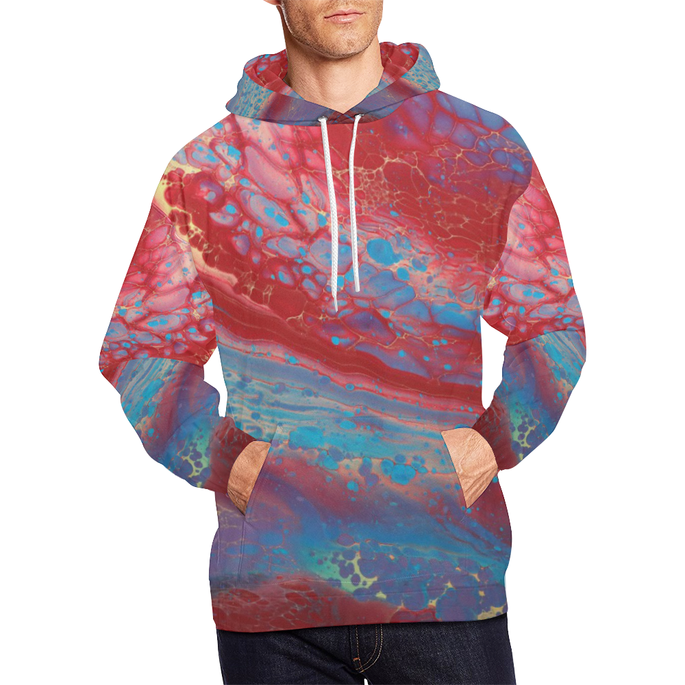 Enjoy your life 1 All Over Print Hoodie for Men (USA Size) (Model H13)