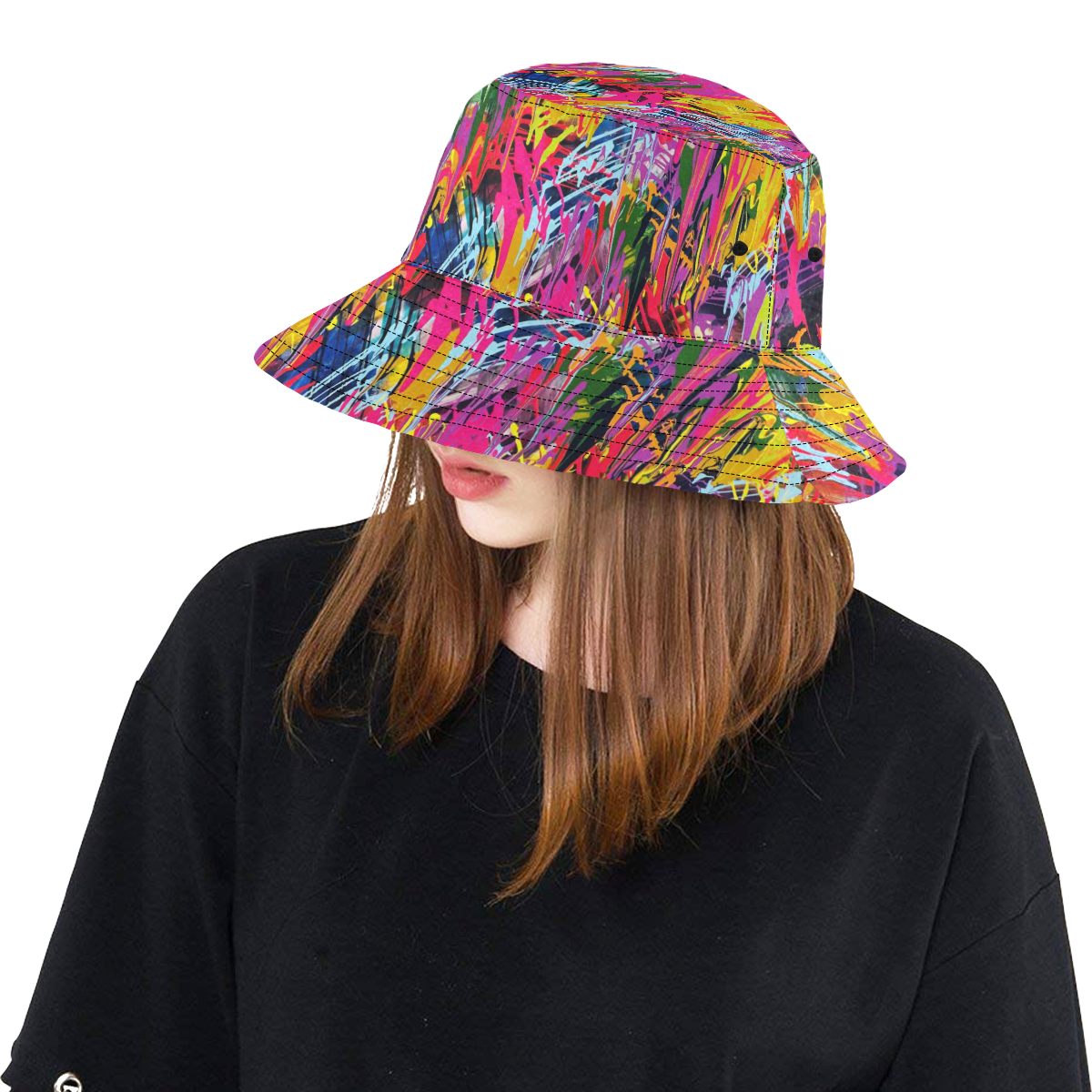 Wondering All Over Print Bucket Hat