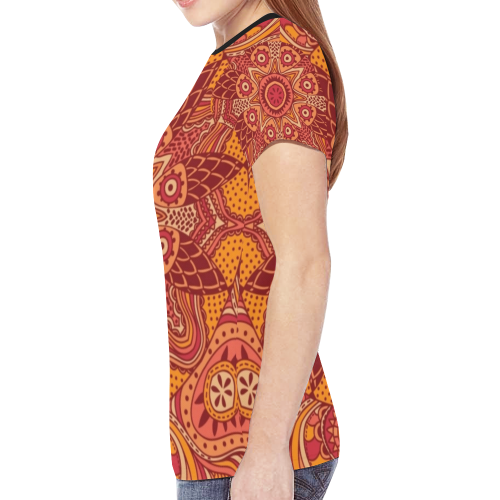 MANDALA SPICE OF LIFE New All Over Print T-shirt for Women (Model T45)