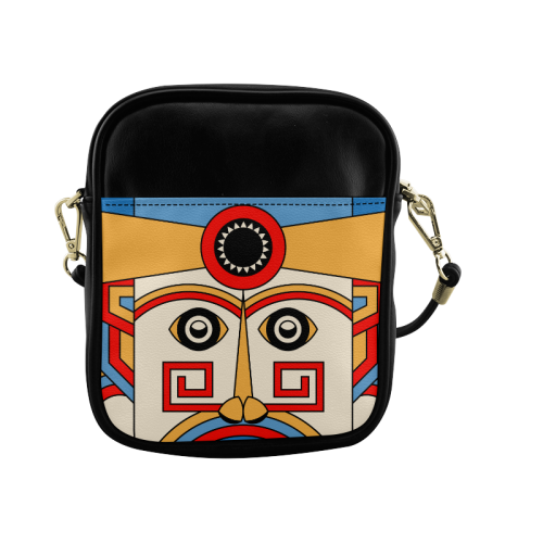 Aztec Religion Tribal Sling Bag (Model 1627)
