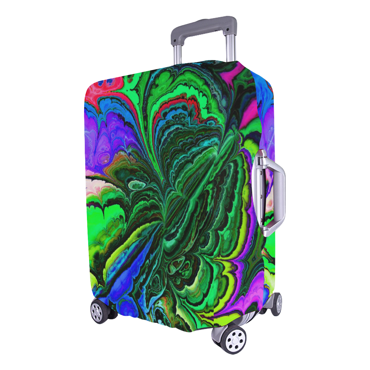 amazing fractal 416 Luggage Cover/Large 26"-28"