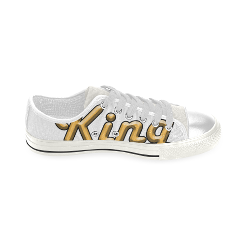 King design Men's Classic Canvas Shoes (Model 018)