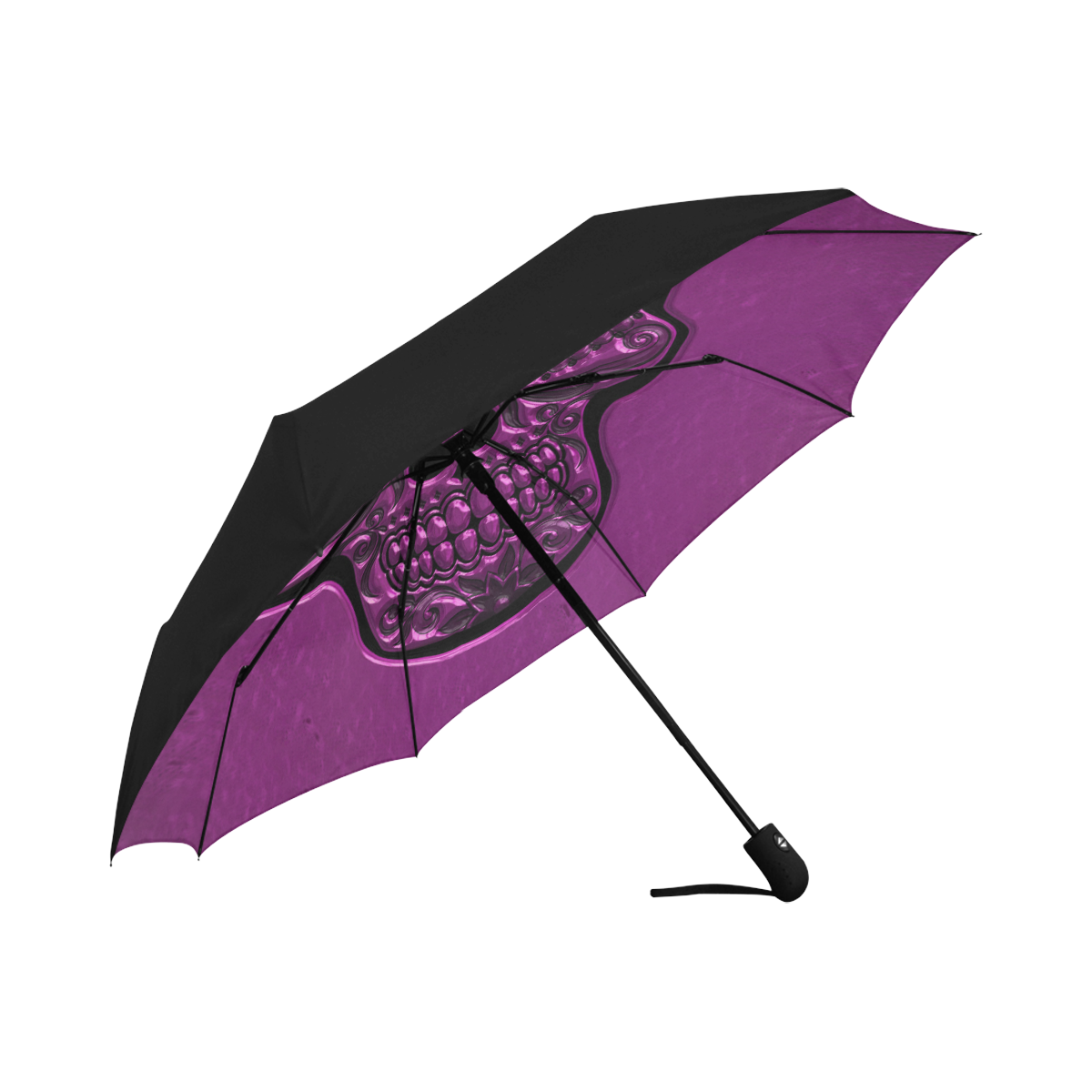 Skull20151209_by_JAMColors Anti-UV Auto-Foldable Umbrella (Underside Printing) (U06)