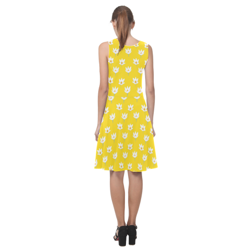 RL Yellow Atalanta Casual Sundress(Model D04)