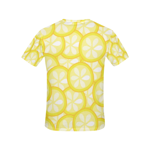 Lemons All Over Print T-Shirt for Women (USA Size) (Model T40)