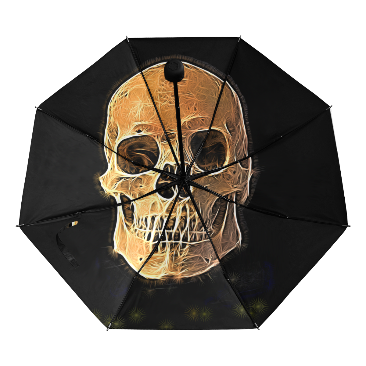 Skull20170535_by_JAMColors Anti-UV Foldable Umbrella (Underside Printing) (U07)