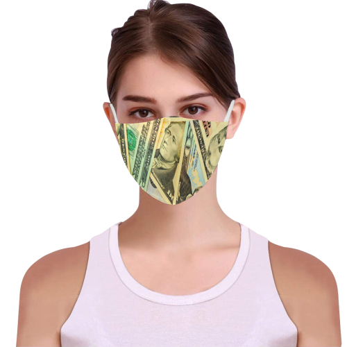 US DOLLARS 3D Mouth Mask with Drawstring (30 Filters Included) (Model M04) (Non-medical Products)