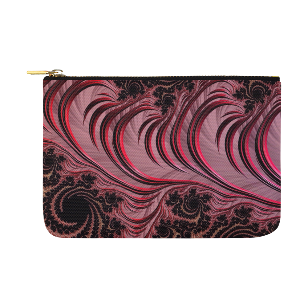 Swirl of Fractals Carry-All Pouch 12.5''x8.5''