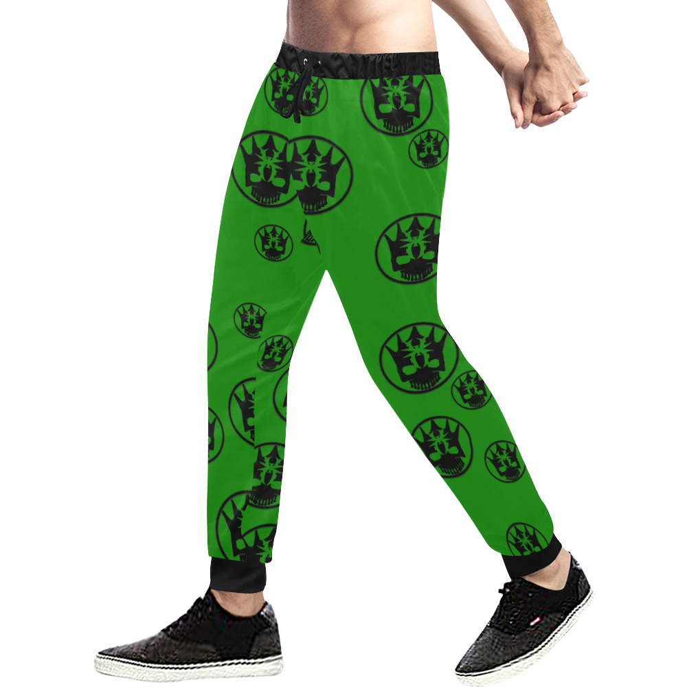 CRX Green Mask Men's All Over Print Sweatpants/Large Size (Model L11)