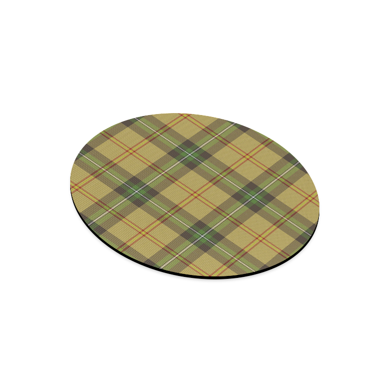 Saskatchewan tartan Round Mousepad