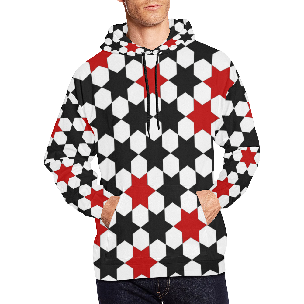 12rb All Over Print Hoodie for Men (USA Size) (Model H13)
